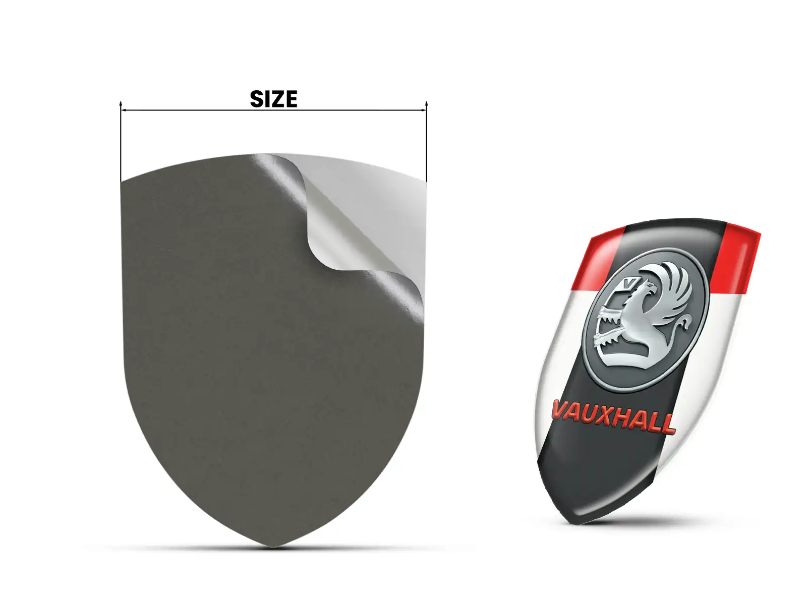 Vauxhall Distintivi Silicone Auto Resistenti Pregiati Pro